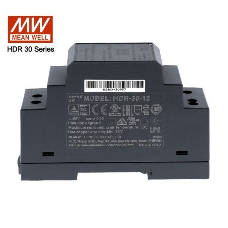 Mean Well HDR DIN Rail DC Power Supply