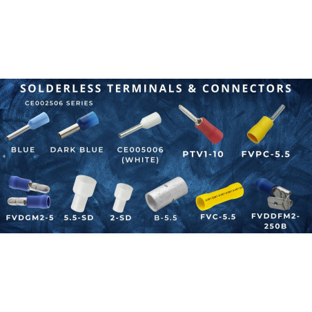 Cable Lug : JST FVC-5.5 (LF) Butt Splice Connector
