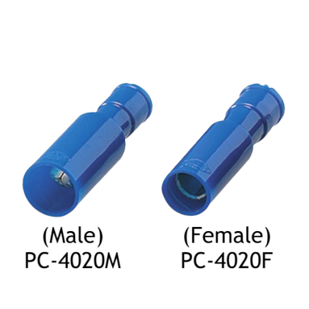 Cable Lug: NICHIFU Insulated Female & Male Crimp Bullet Connector