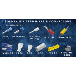 Cable Lug : JST 2-8 Non-insulated Ring Terminals (R TYPE) 2
