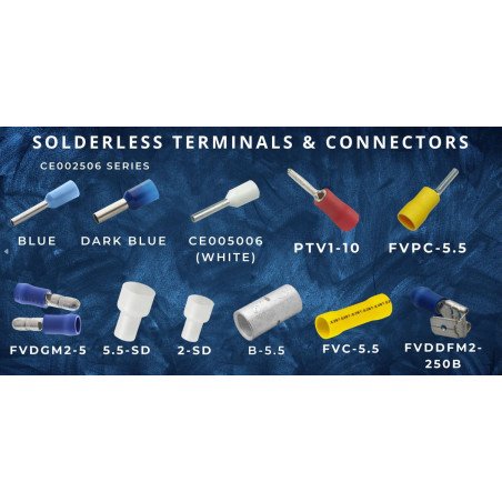Cable Lug : JST 2-6 Non-insulated Ring Terminals (R TYPE)