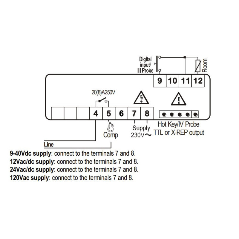 Dixell XR20CX Refrigeration Controller