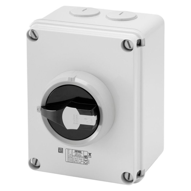 Gewiss 70 RT HP Rotary Isolator Switch With Box