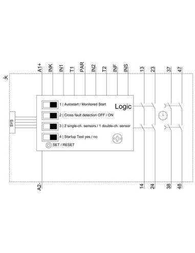 SIEMENS 3SK1 Advanced basic units with time delay - 3SK1121-1CB42