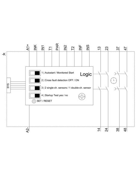 SIEMENS 3SK1 Advanced basic units with time delay - 3SK1121-1CB42