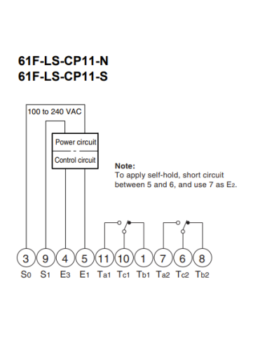 Omron 61F-LS-CP11-NRA Floatless Level Switch