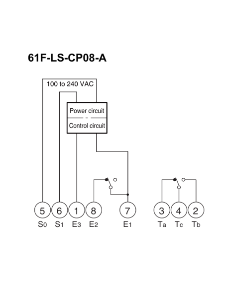 Omron 61F-LS-CP08-NRA Floatless Level Switch