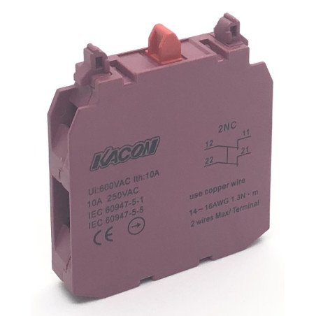 Kacon J2 Ø22/25mm Push Button Switch
