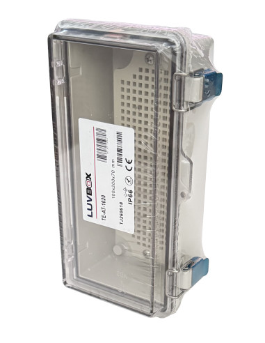 Plastic Enclosure with Hinge Lock