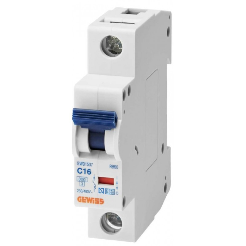 Gewiss RB60 miniature circuit breaker (MCB)