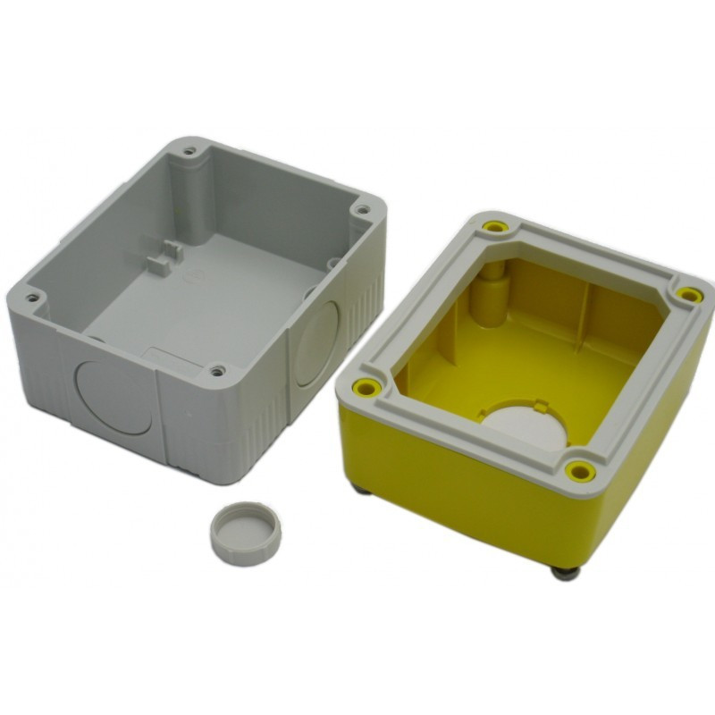 Gewiss GW27111 yellow one hole box