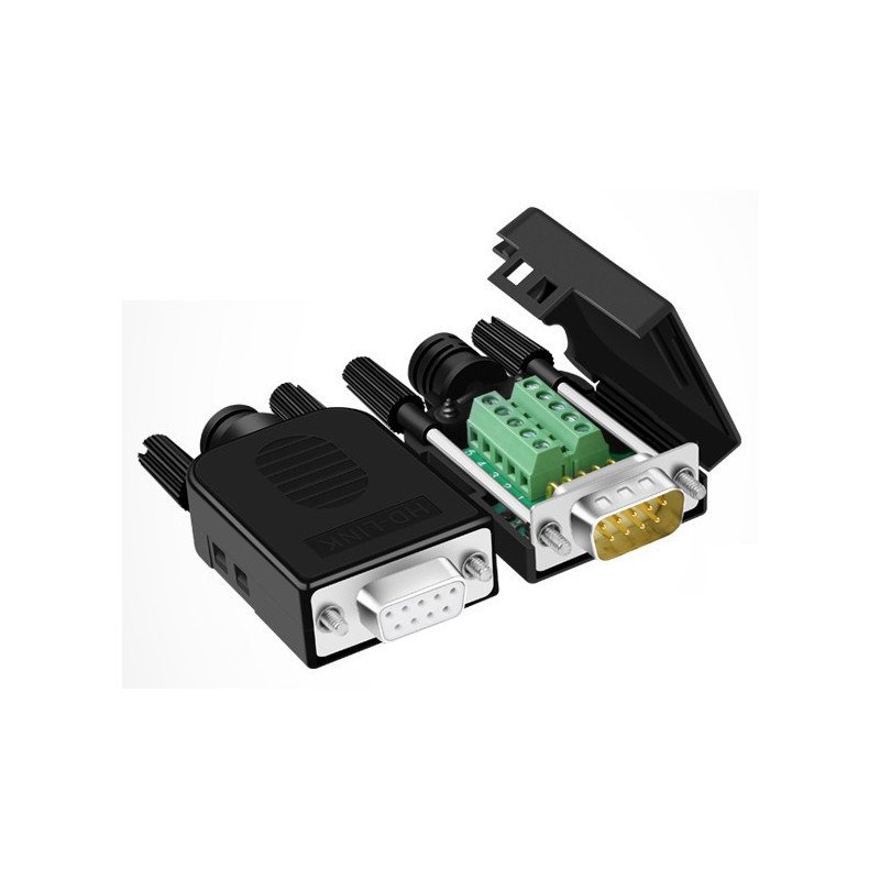 Solderless DB9 9 Pins Connector