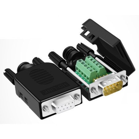 Solderless DB9 9 Pins Connector