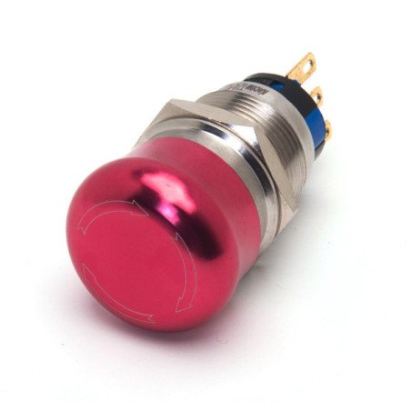 Kacon T19-812P Ø19 Metal Emergency Stop Switch