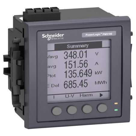 Schneider METSEPM5110 3 Phase LCD Digital Power Meter