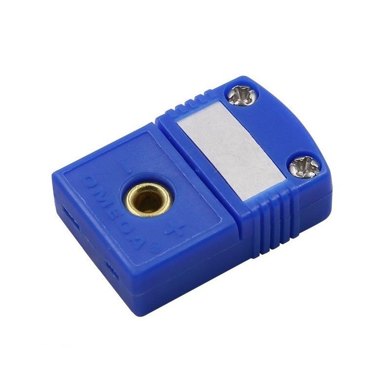 Omega T Type Miniature Thermocouple Flat Pin Connector