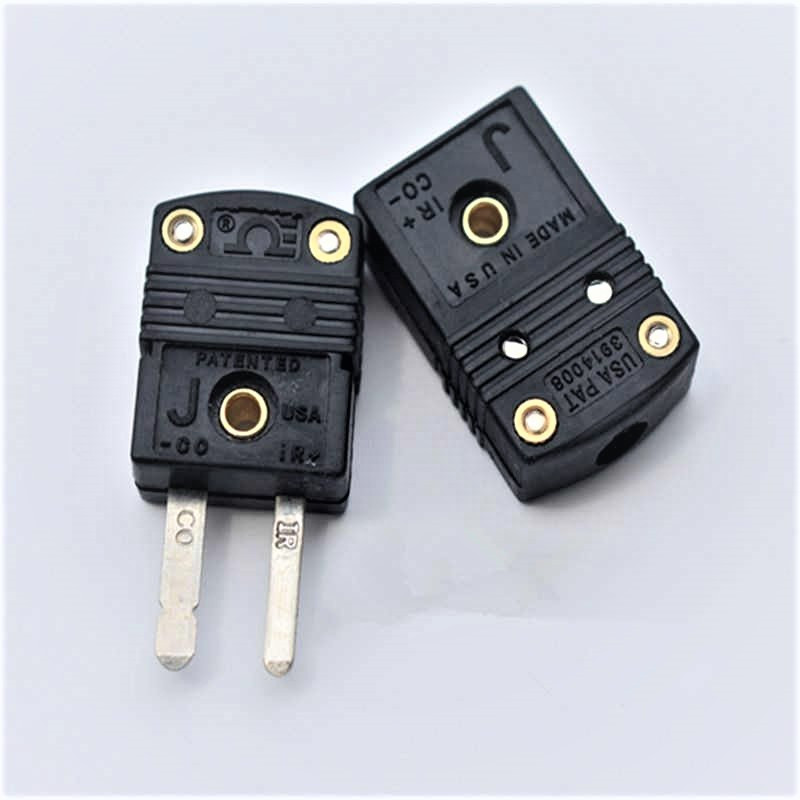 Omega J Type Miniature Thermocouple Flat Pin Connector
