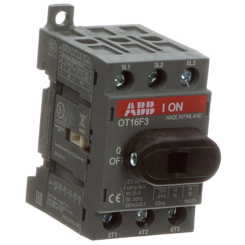 ABB OT16F3 Non-Fusible Disconnect Switch