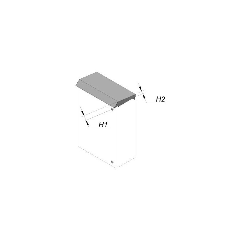 Wall Mount Metal Enclosure Canopy