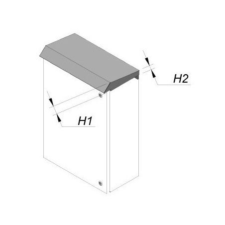 Wall Mount Metal Enclosure Canopy