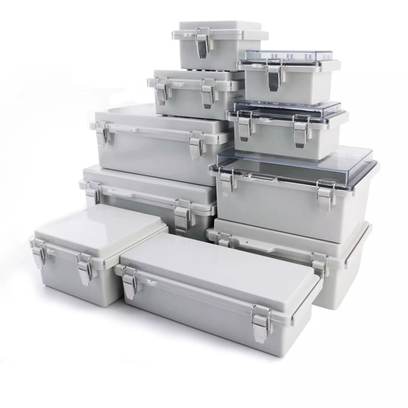 Plastic Enclosure with Hinge Lock