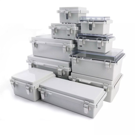 Plastic Enclosure with Hinge Lock