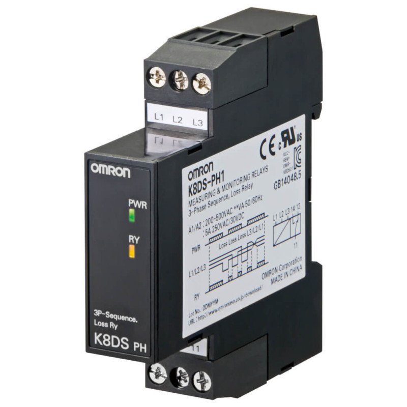Omron K8DS-PH1 3 Phase Monitoring Relay