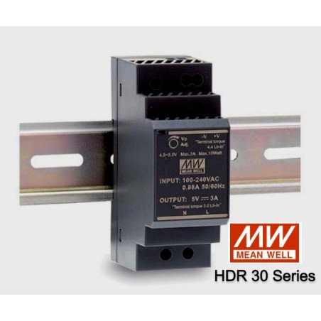 Mean Well HDR DIN Rail DC Power Supply