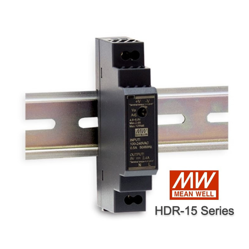 Mean Well HDR DIN Rail DC Power Supply